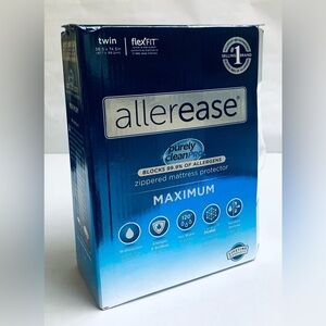 Twin AllerEase Waterproof Maximum Allergy Mattress Protector Cover New